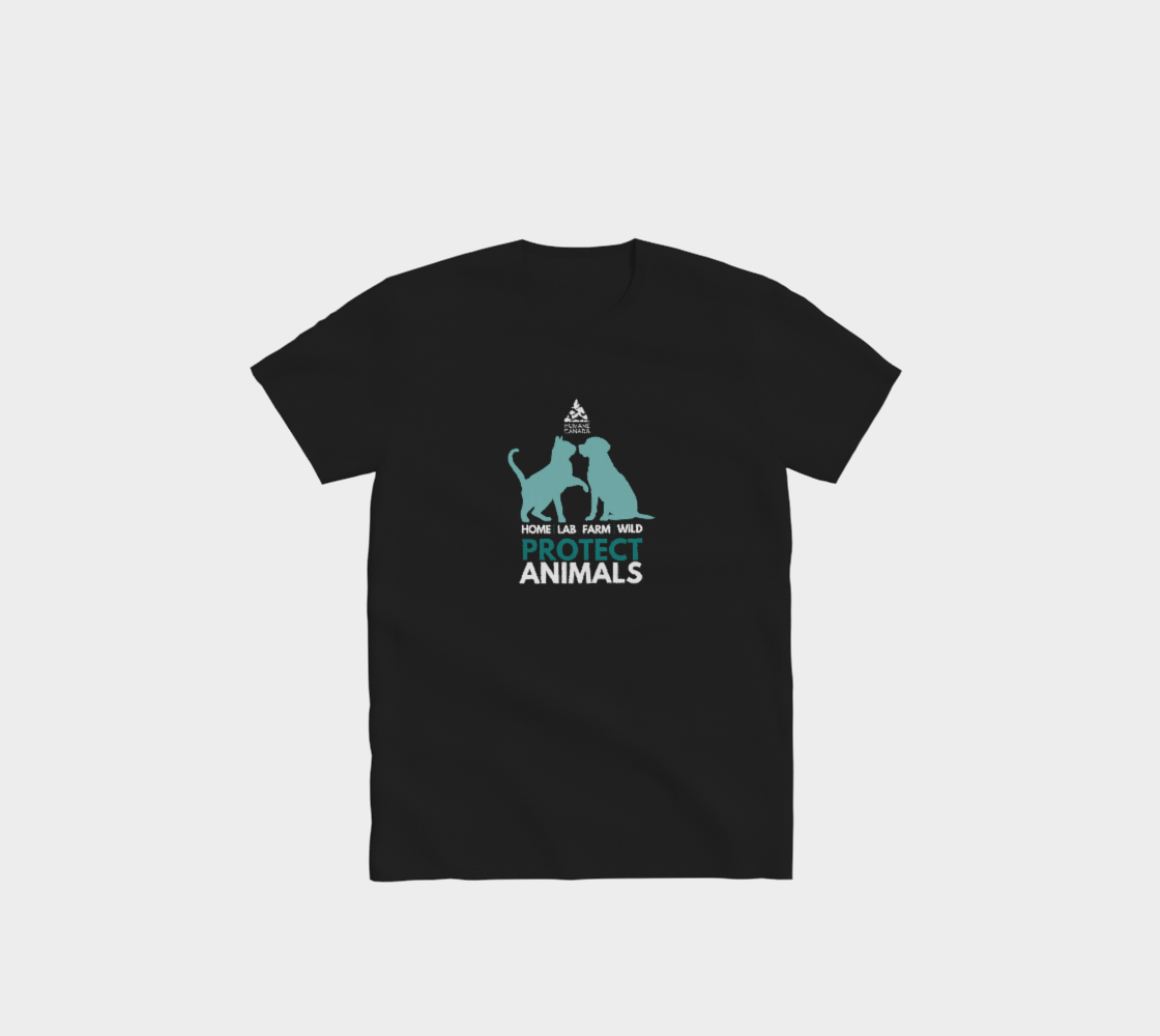 Protect Animals (Dog/Cat print)- Crewneck T-Shirt