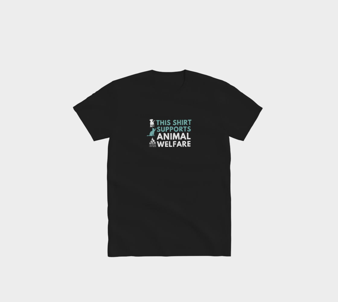 This Shirt Supports Animal Welfare - Crewneck T-Shirt