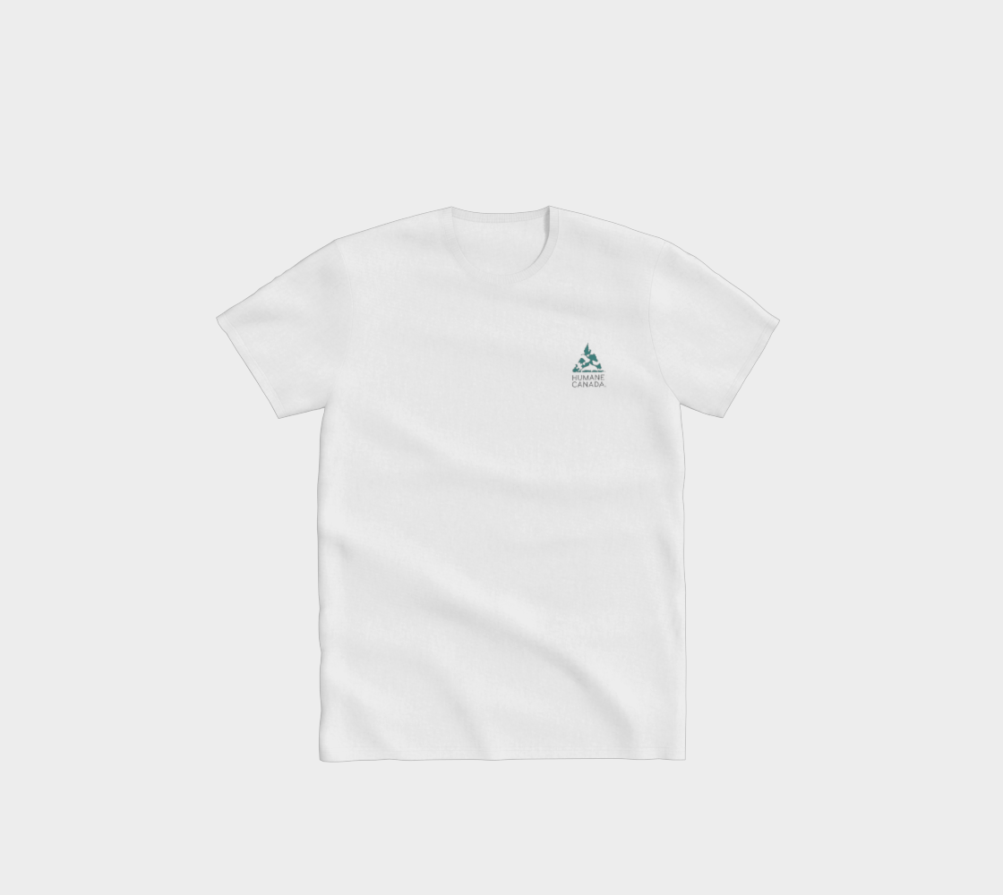 Animals - Gandhi Quote (back) Crewneck T-Shirt