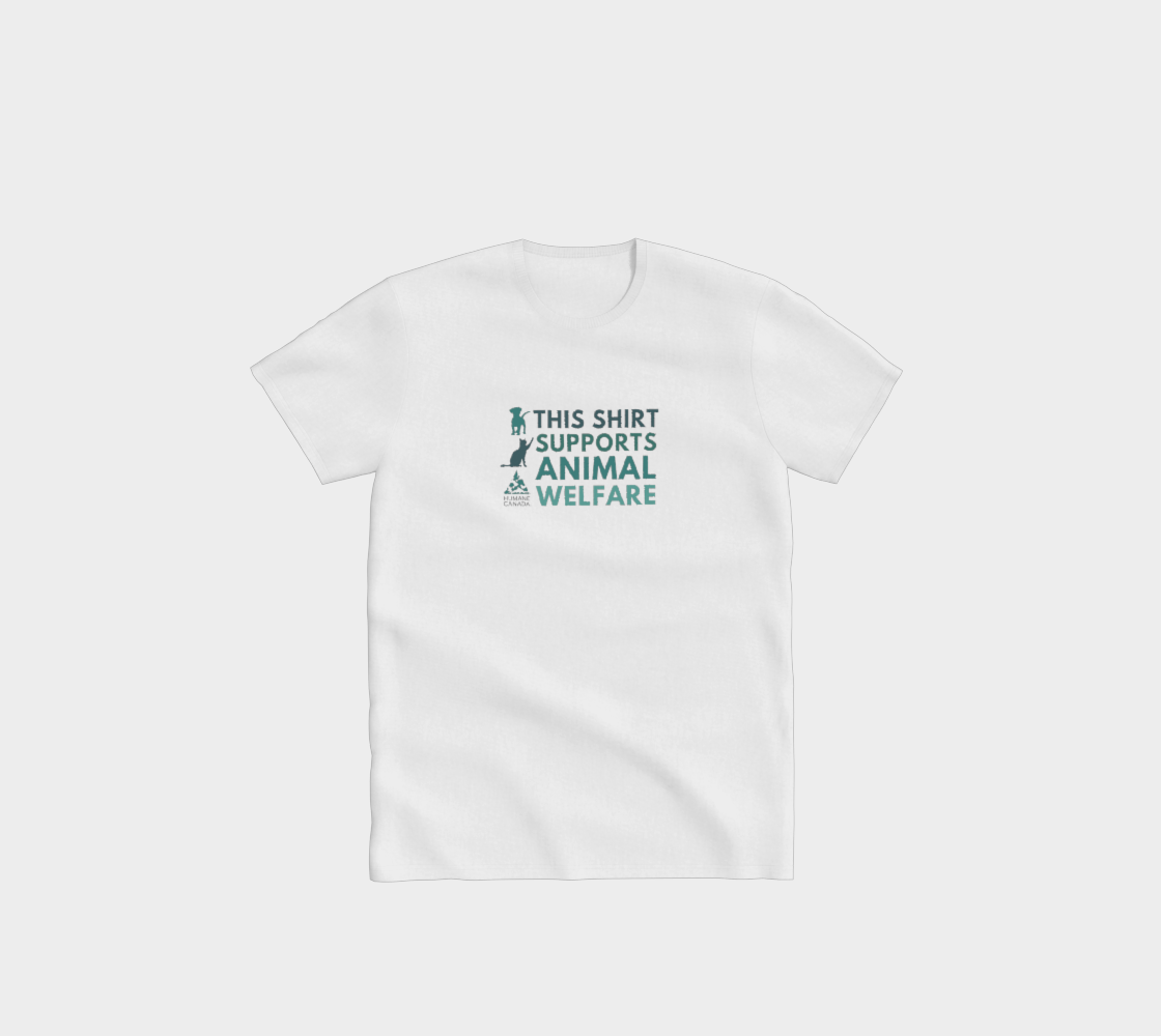 This Shirt Supports Animal Welfare - Crewneck T-Shirt