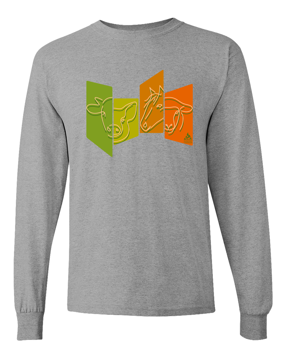 Animal Panels 1- Long Sleeve T-shirt