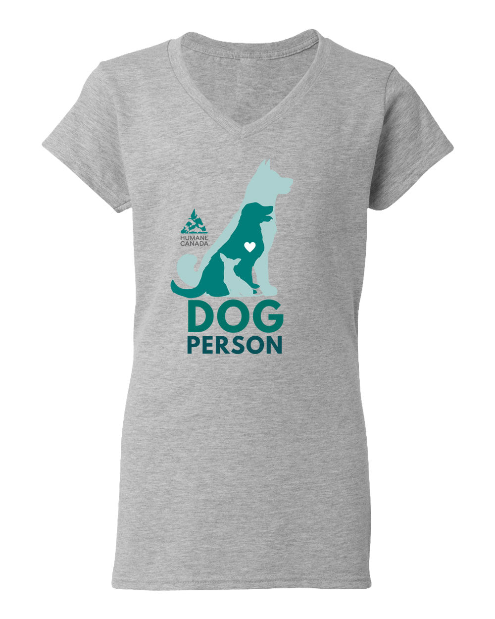 Dog Person - V-Neck Ladies T-shirt