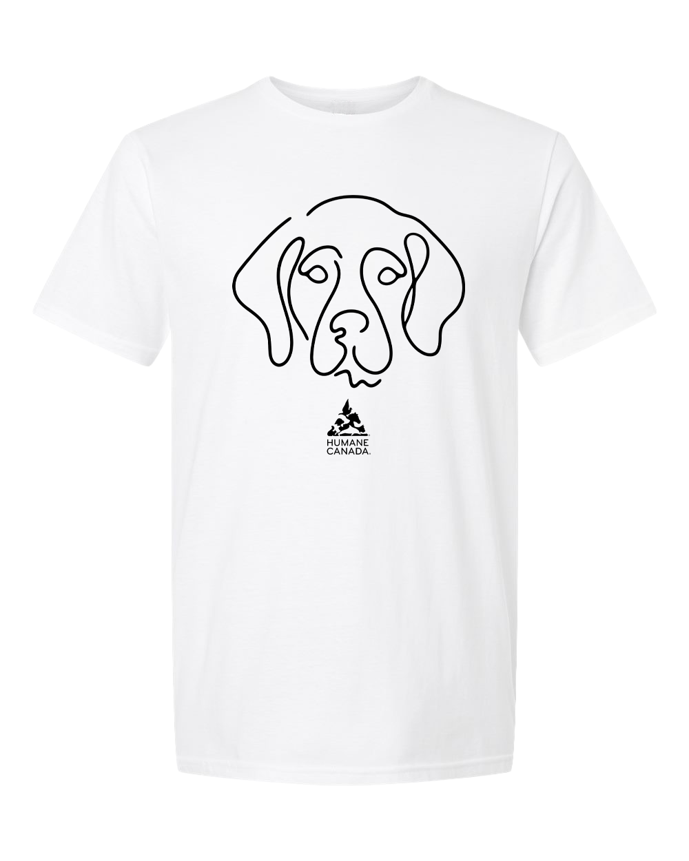 Line Art Hound - Crewneck Unisex T-shirt