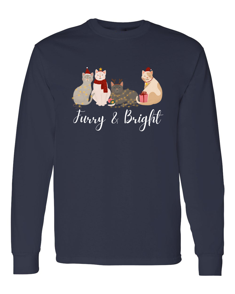 Furry and Bright - Long Sleeve T-shirt
