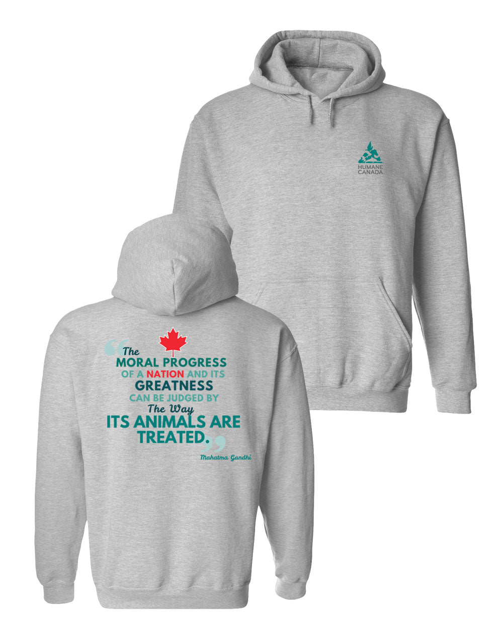 Ghandi Quote - Pullover Hoodie