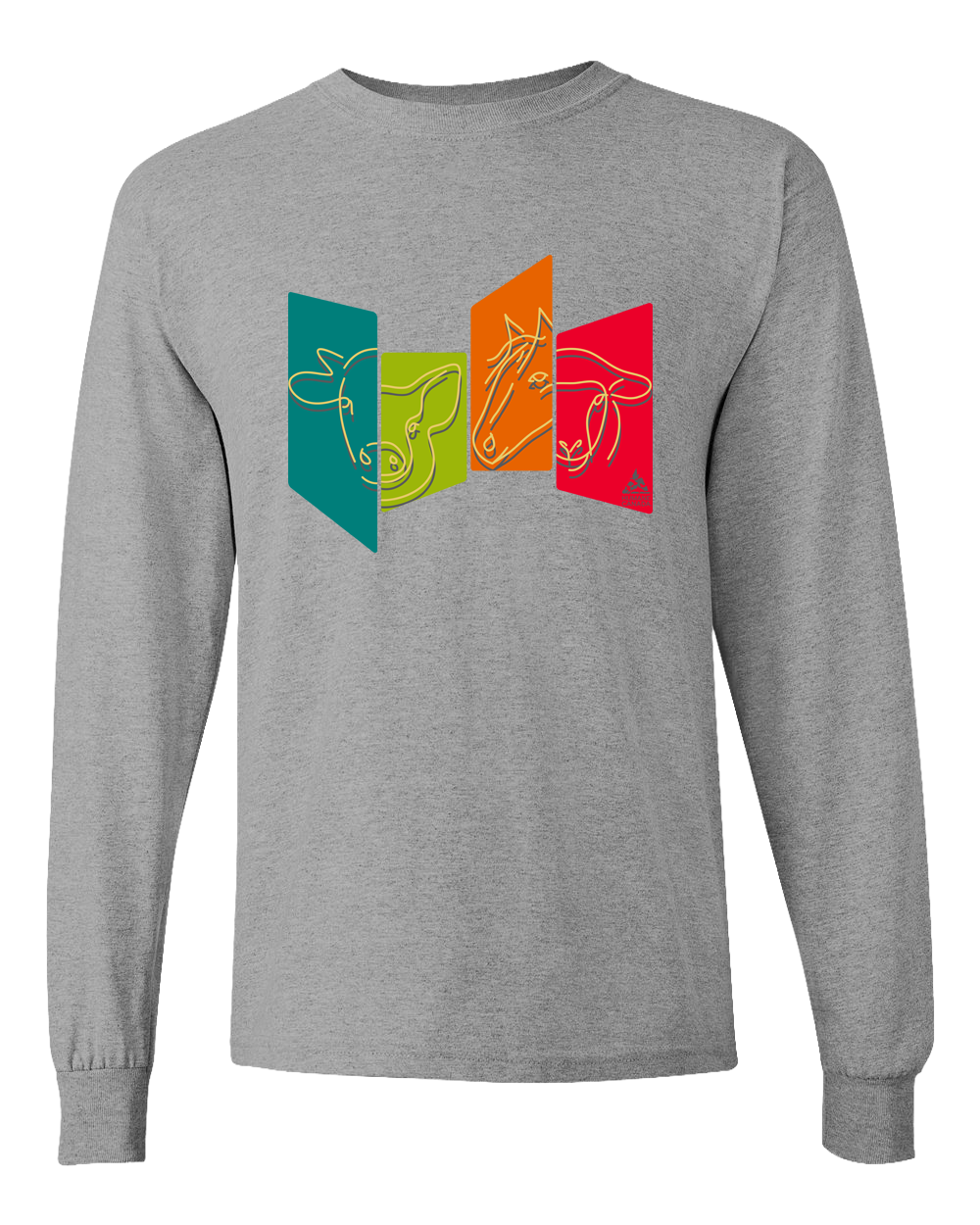 Animal Panels 2 - Long Sleeve T-shirt