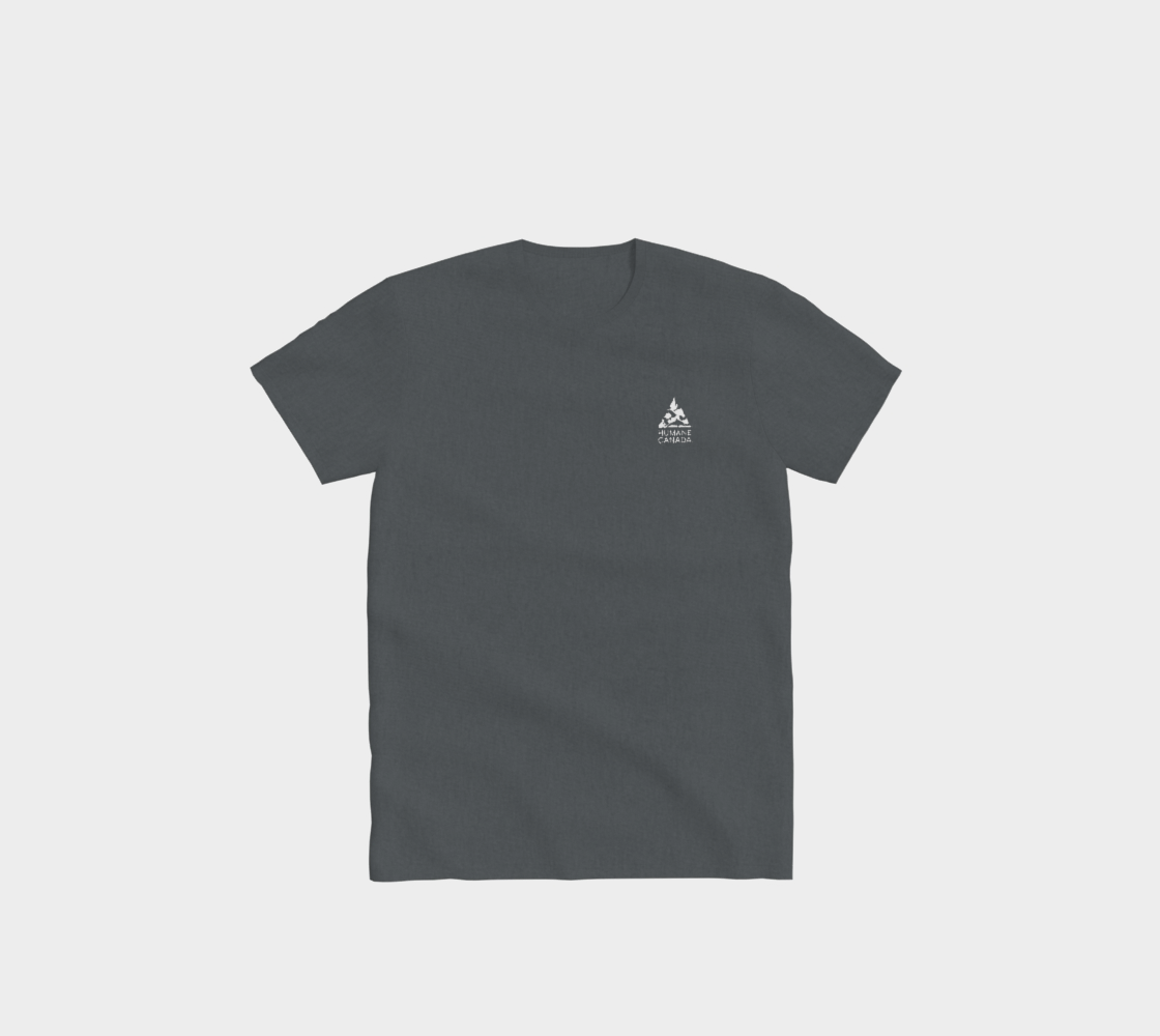 Animals - Gandhi Quote (back) - Crewneck T-Shirt