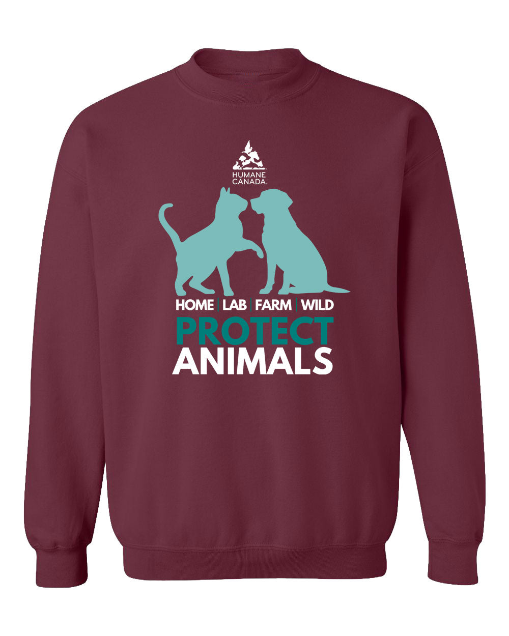 Protect Animals Dog Cat - Crewneck Sweatshirt