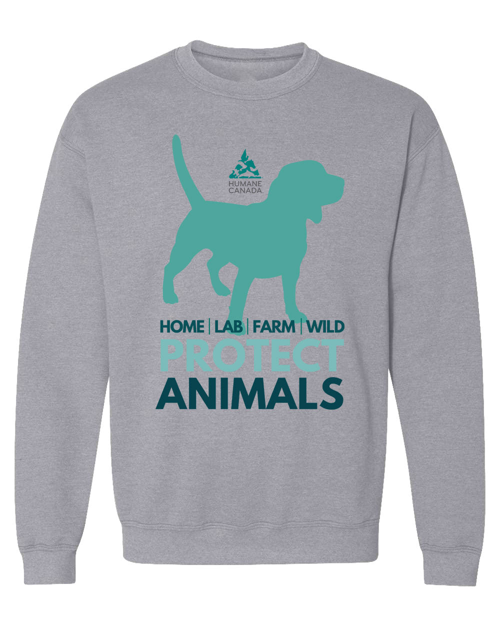 Protect Animals Dog - Crewneck Sweatshirt