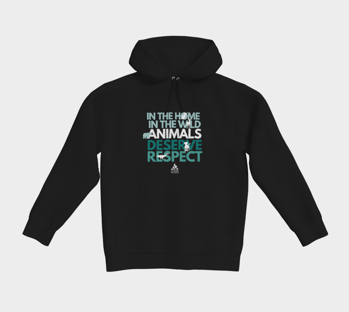 Animals Deserve Respect - Comfort Hoodie