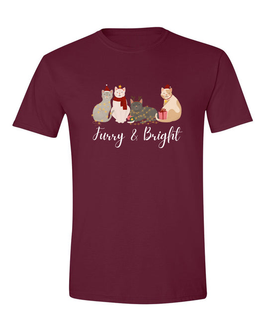 Furry and Bright - Crewneck Unisex T-shirt