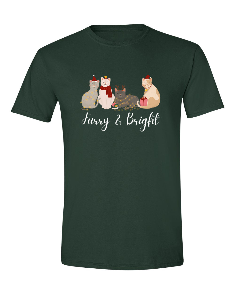 Furry and Bright - Crewneck Unisex T-shirt