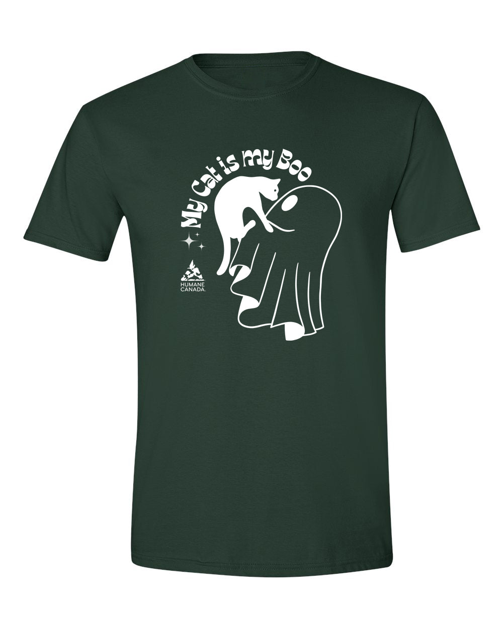 My Cat is My Boo - Crewneck Unisex T-shirt