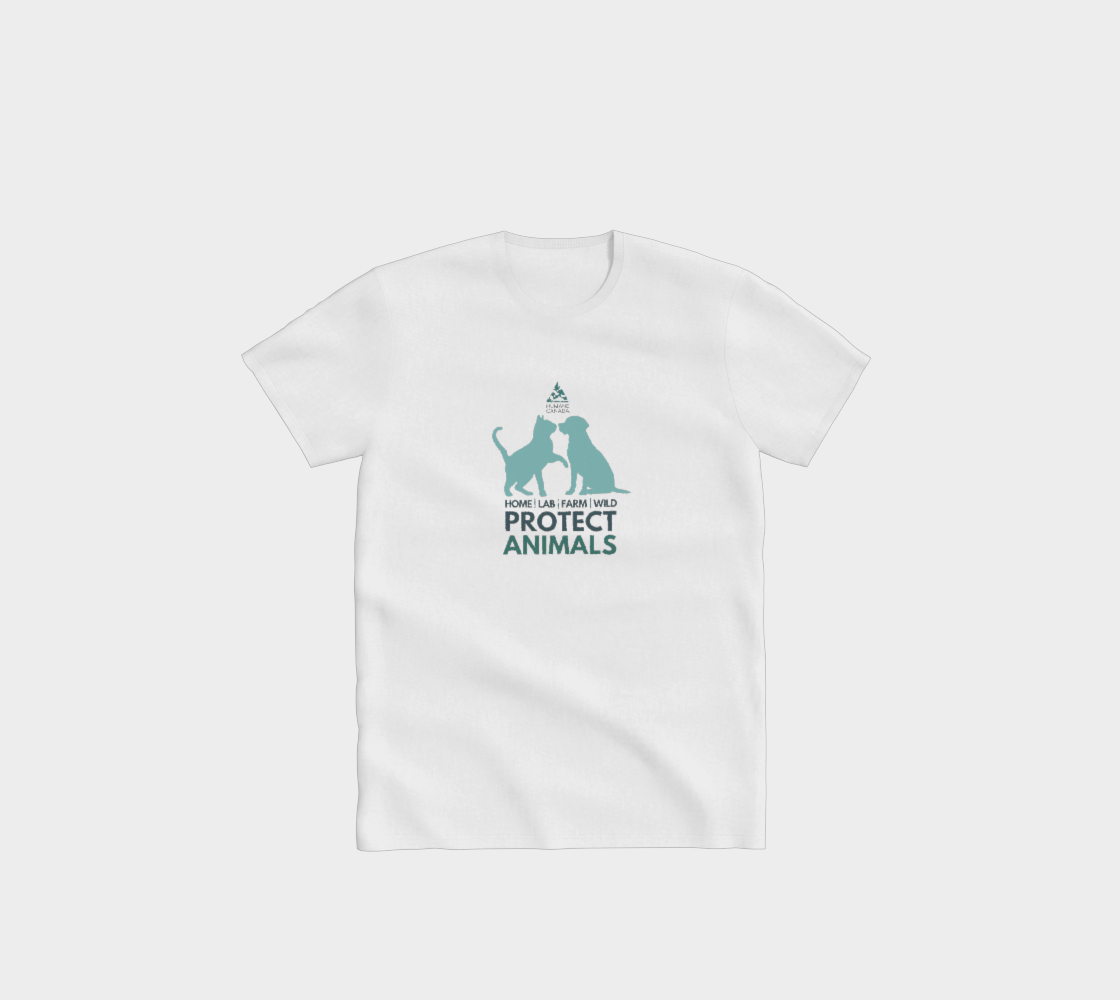 Protect Animals (Dog/Cat print) - Crewneck T-Shirt