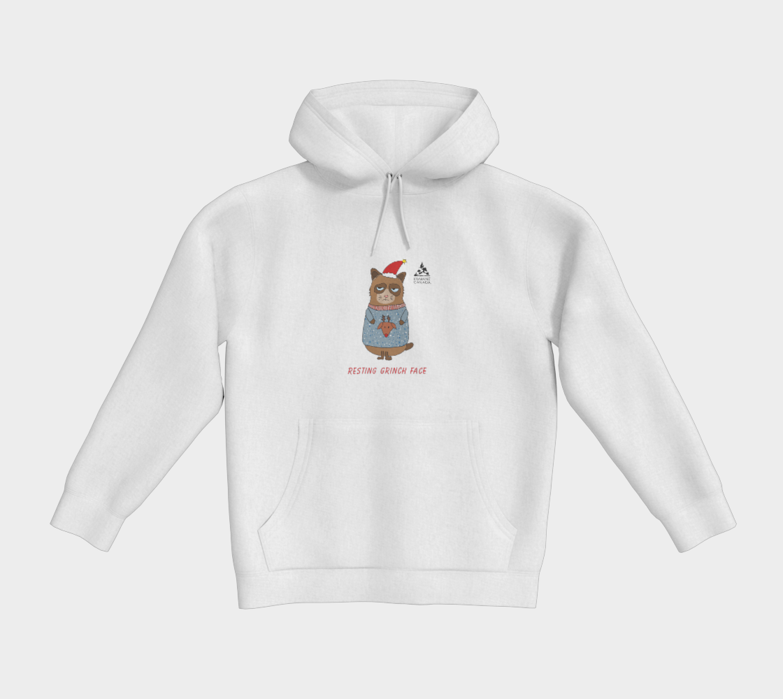 Grinch Face Pullover Hoodie