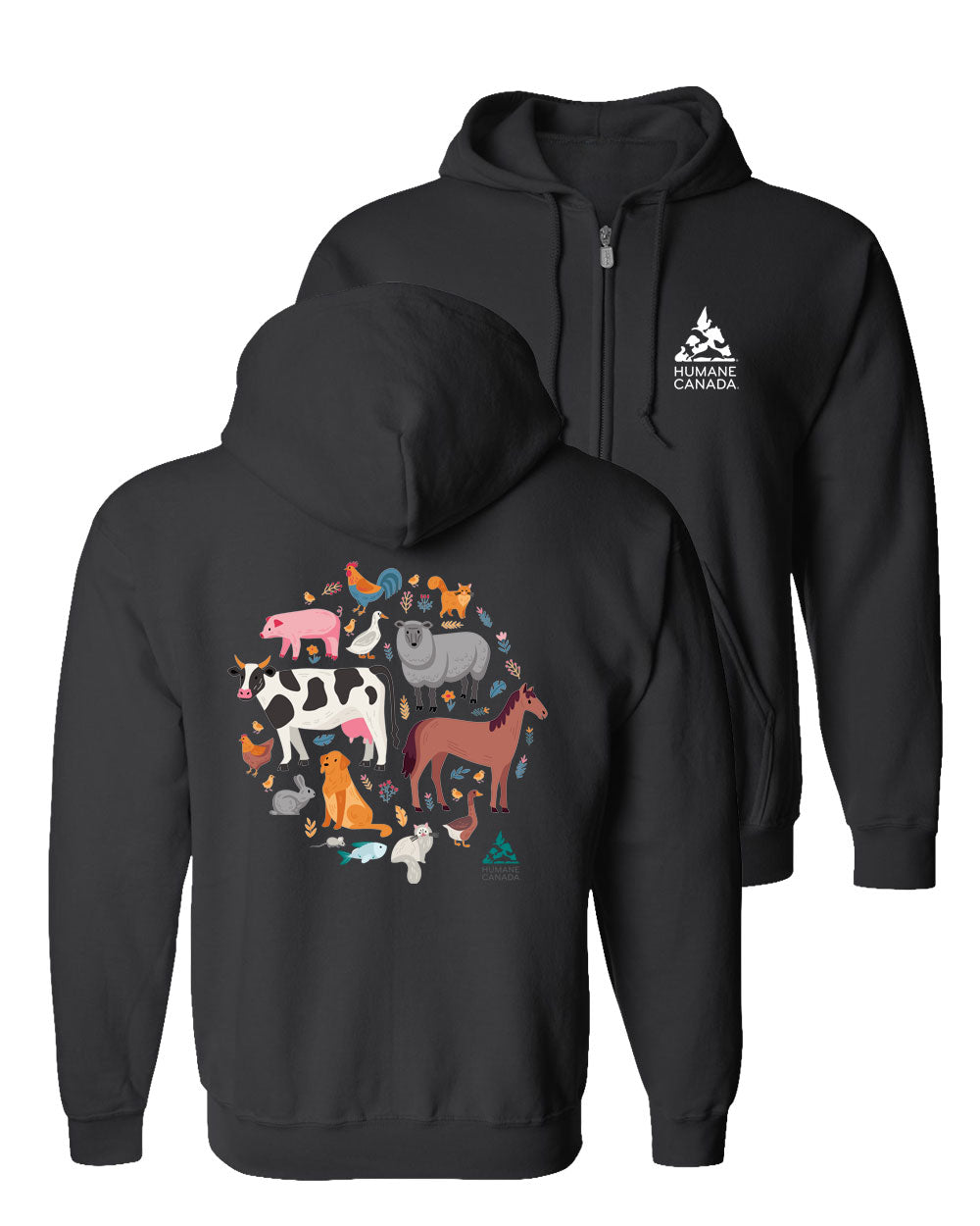 All Animals - Zip Hoodie
