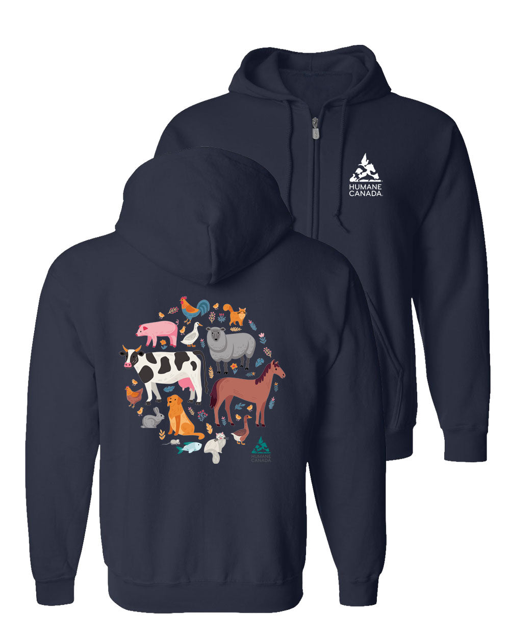 All Animals - Zip Hoodie