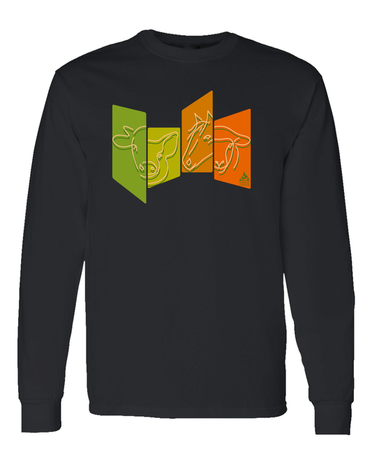 Animal Panels 1- Long Sleeve T-shirt
