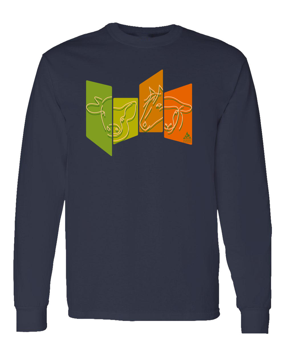 Animal Panels 1- Long Sleeve T-shirt