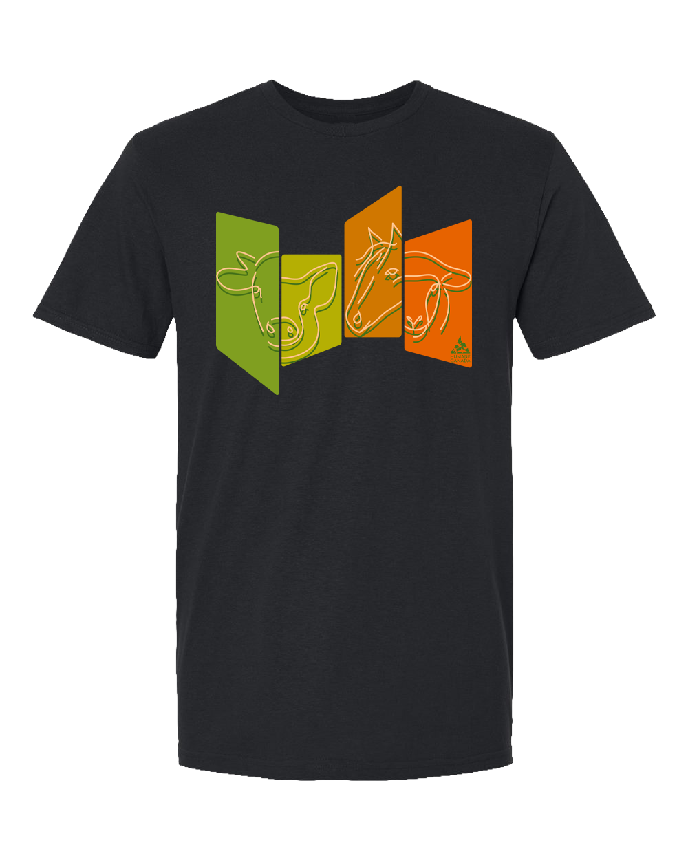 Animal Panels 1 - Crewneck Unisex T-shirt