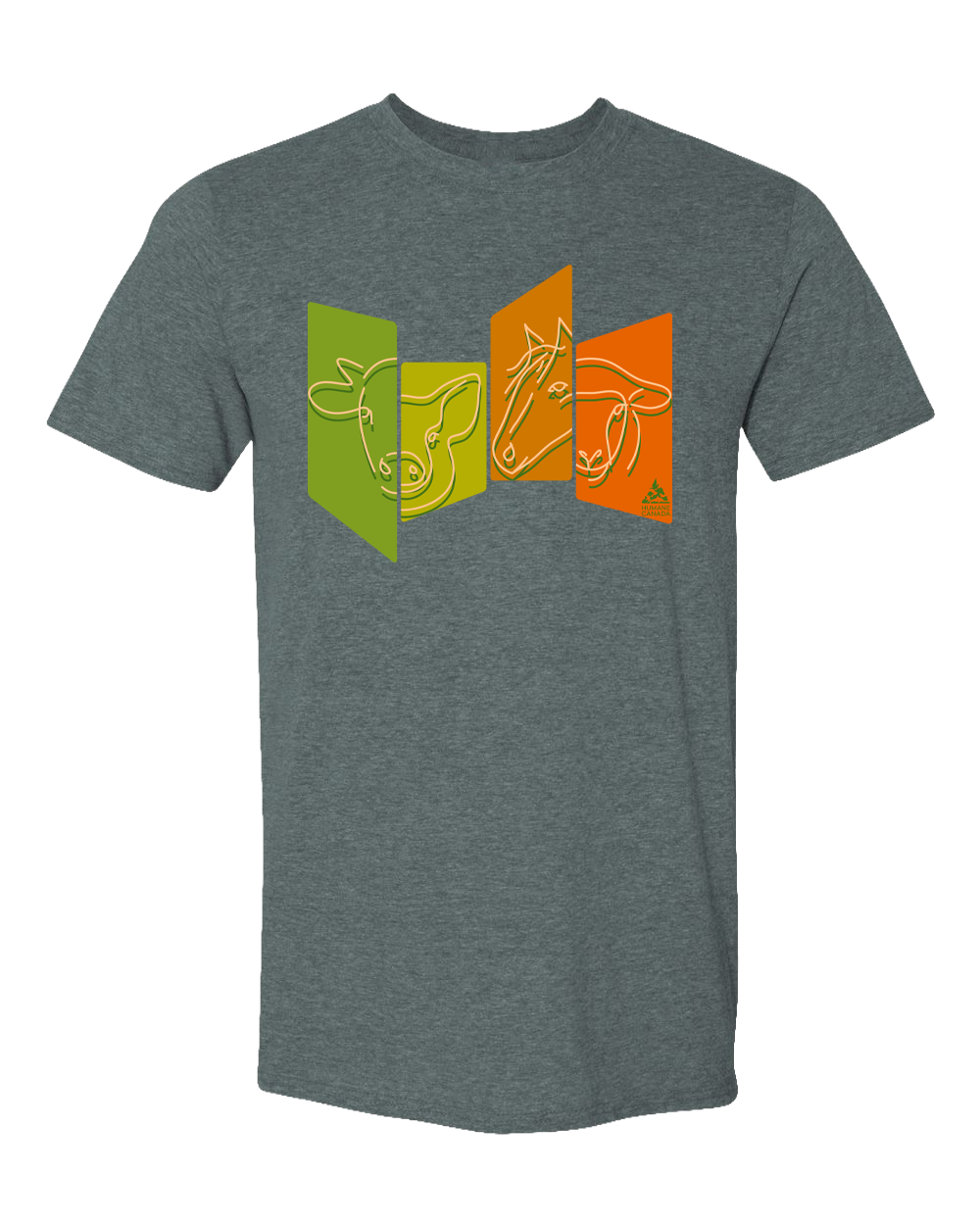 Animal Panels 1 - Crewneck Unisex T-shirt
