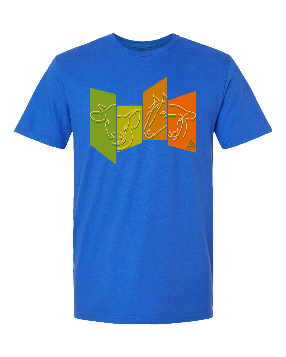 Animal Panels 1 - Crewneck Unisex T-shirt