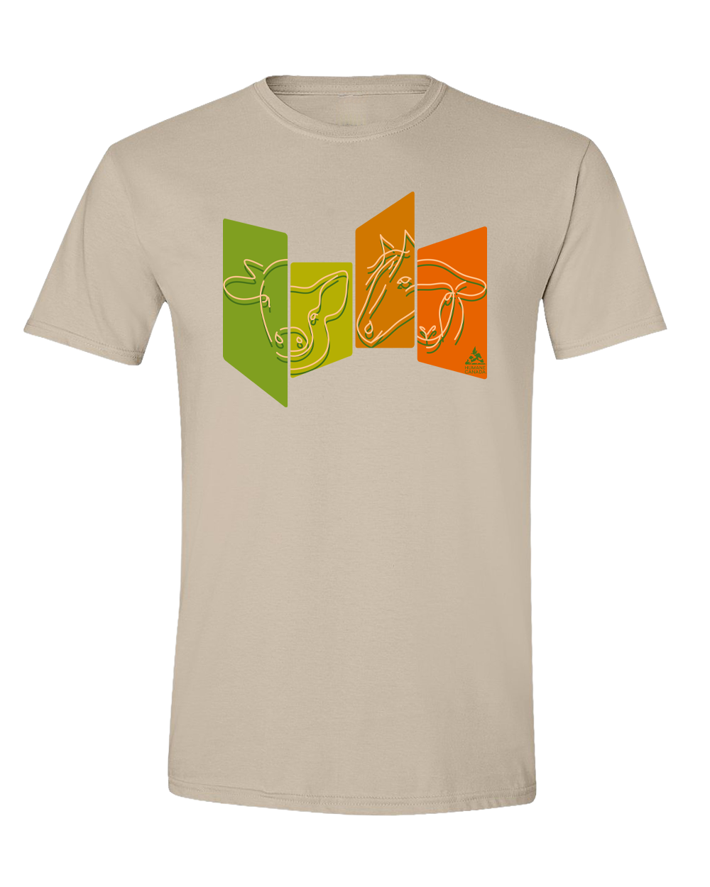 Animal Panels 1 - Crewneck Unisex T-shirt