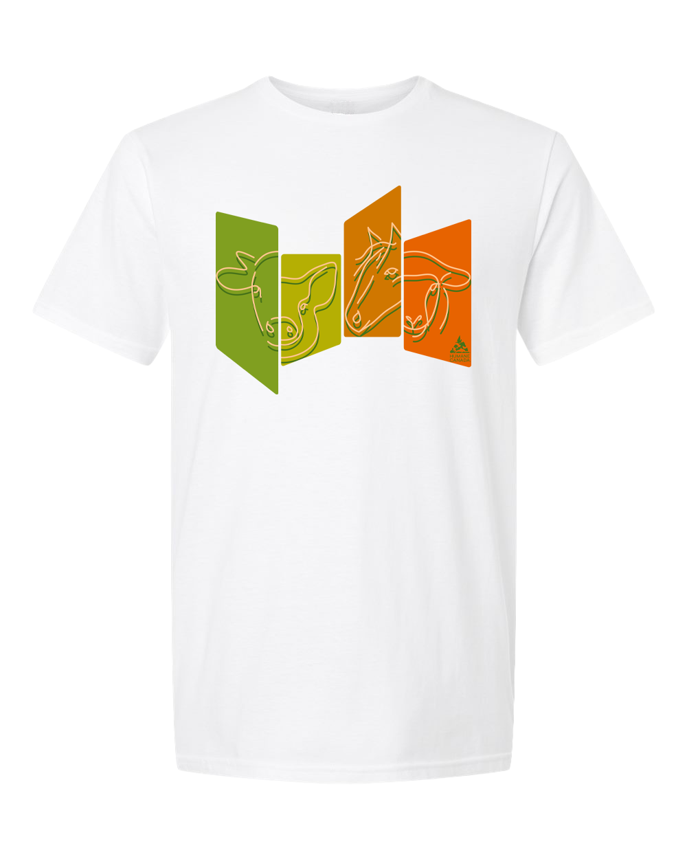 Animal Panels 1 - Crewneck Unisex T-shirt