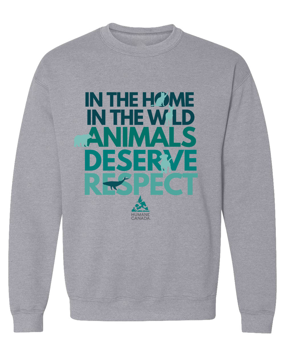 Animals Deserve Respect - Crewneck Sweatshirt