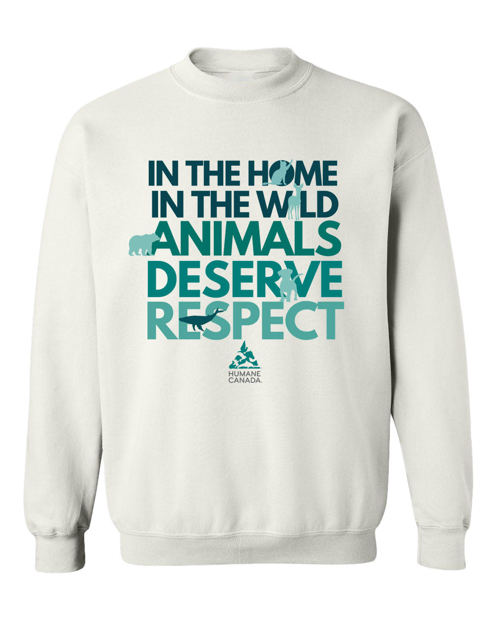 Animals Deserve Respect - Crewneck Sweatshirt