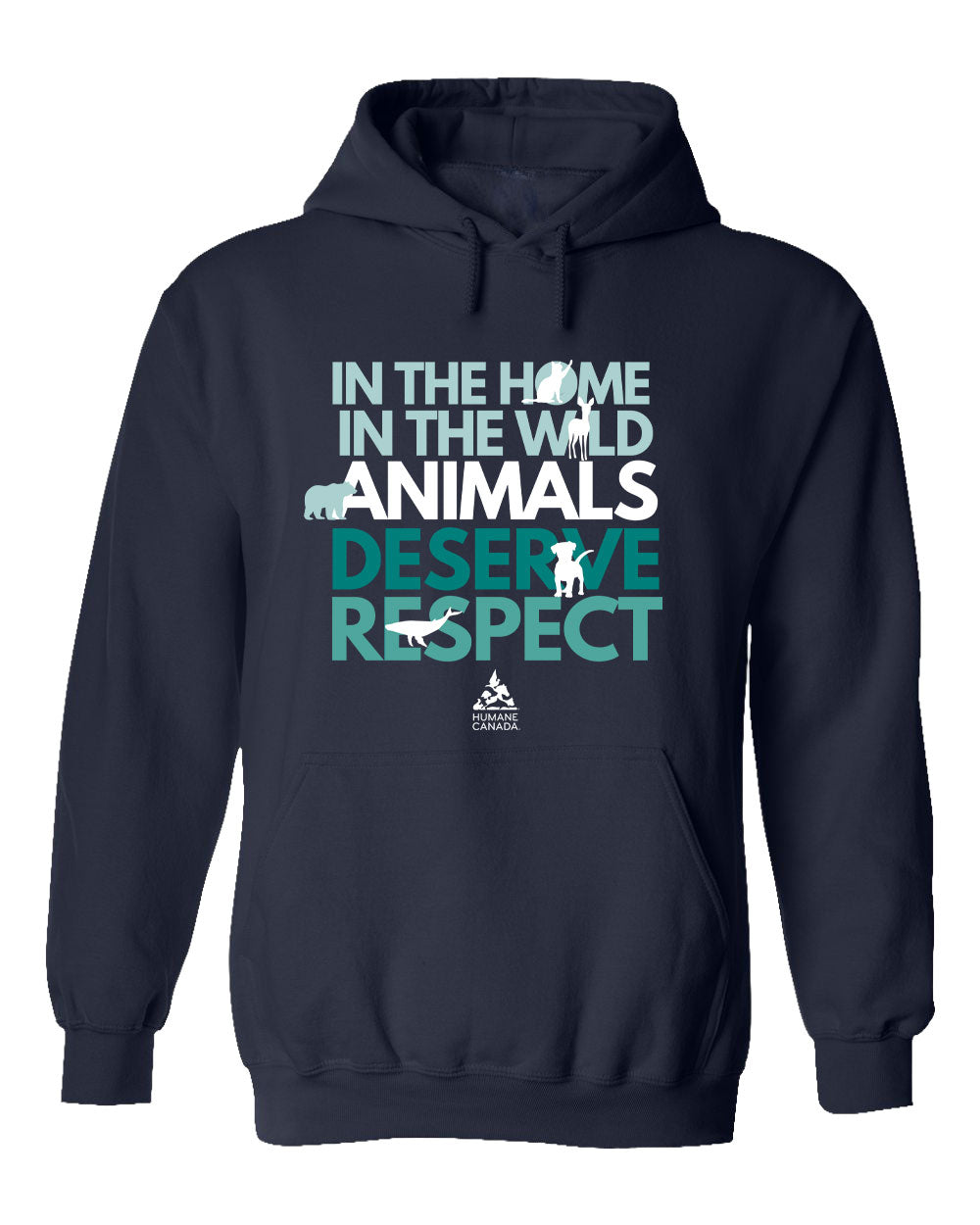 Animals Deserve Respect - Pullover Hoodie