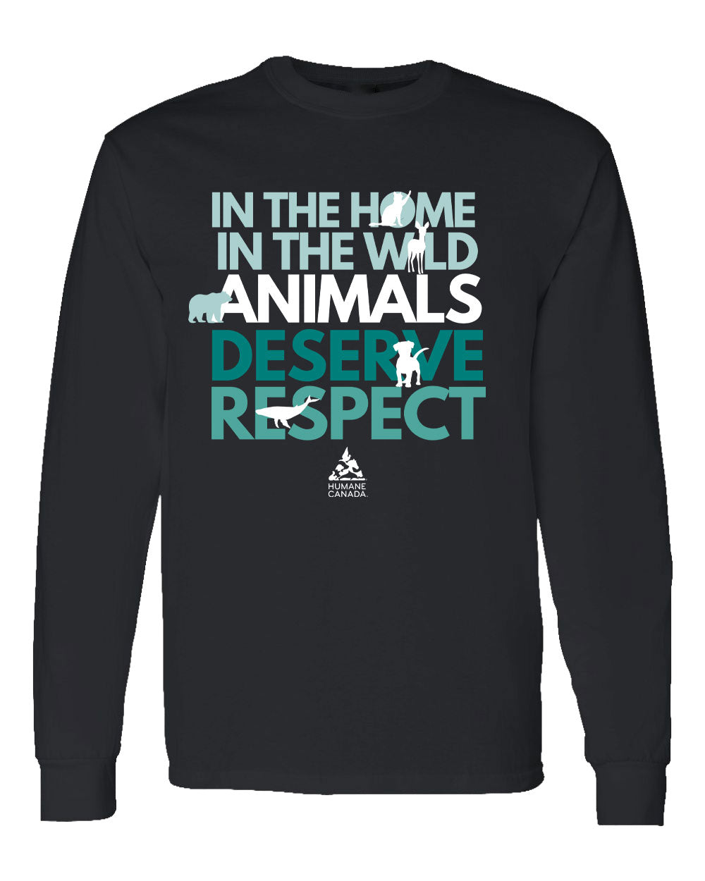 Animals Deserve Respect - Long Sleeve T-shirt