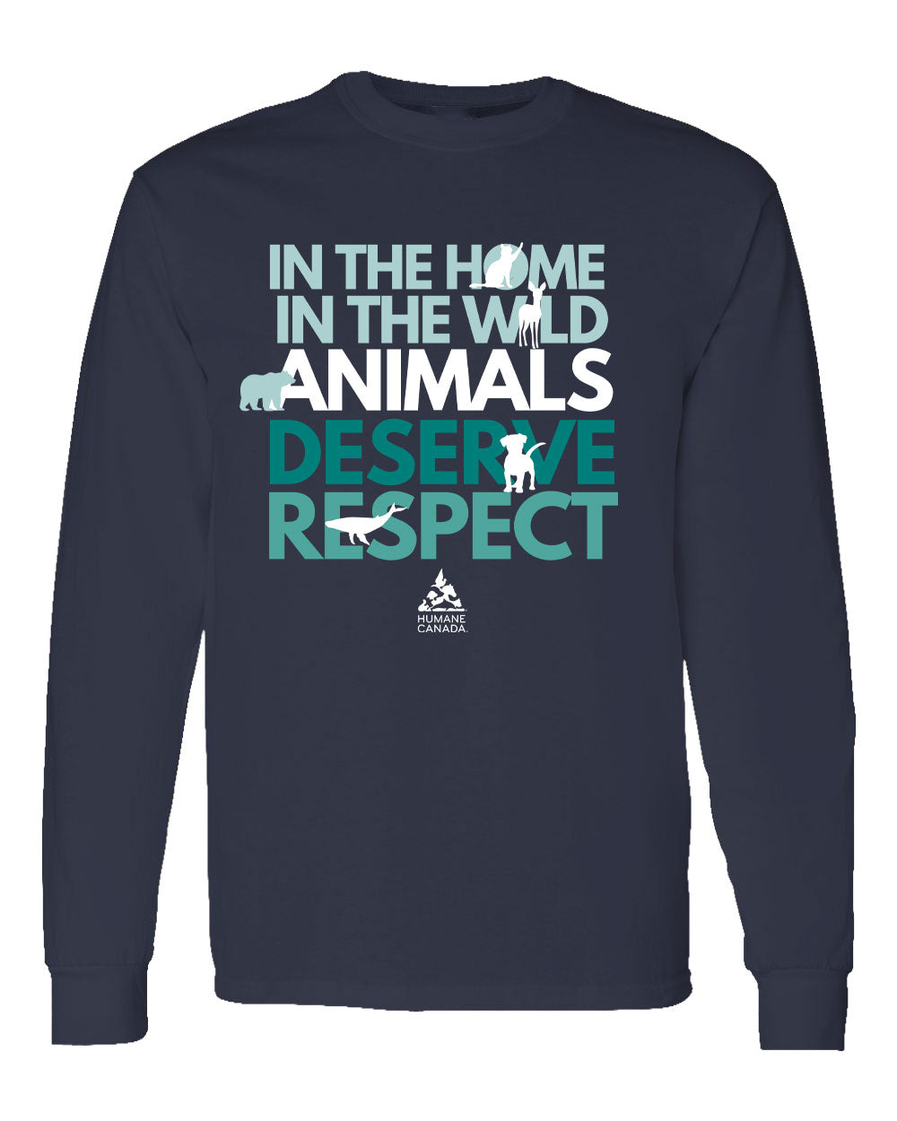 Animals Deserve Respect - Long Sleeve T-shirt