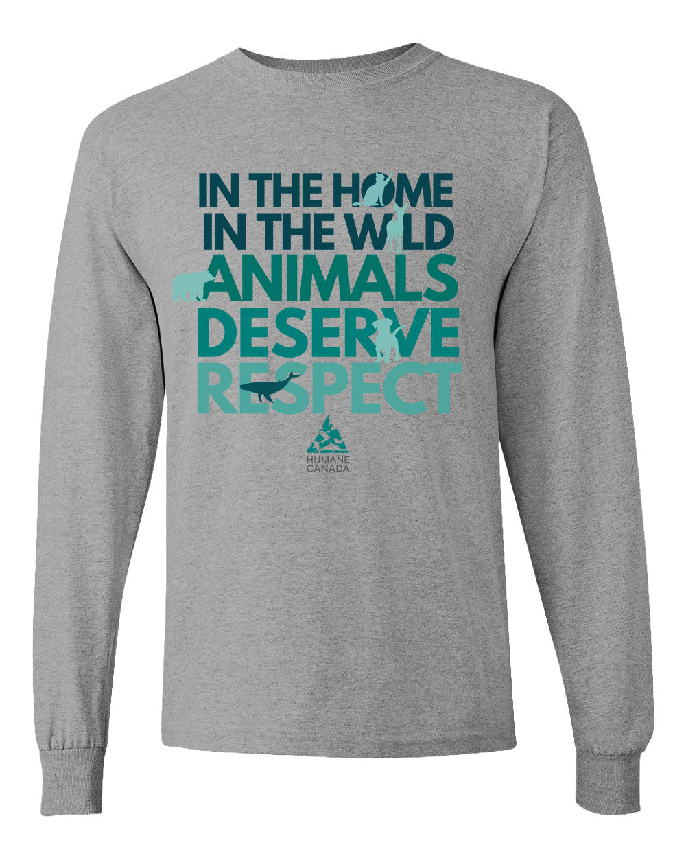 Animals Deserve Respect - Long Sleeve T-shirt