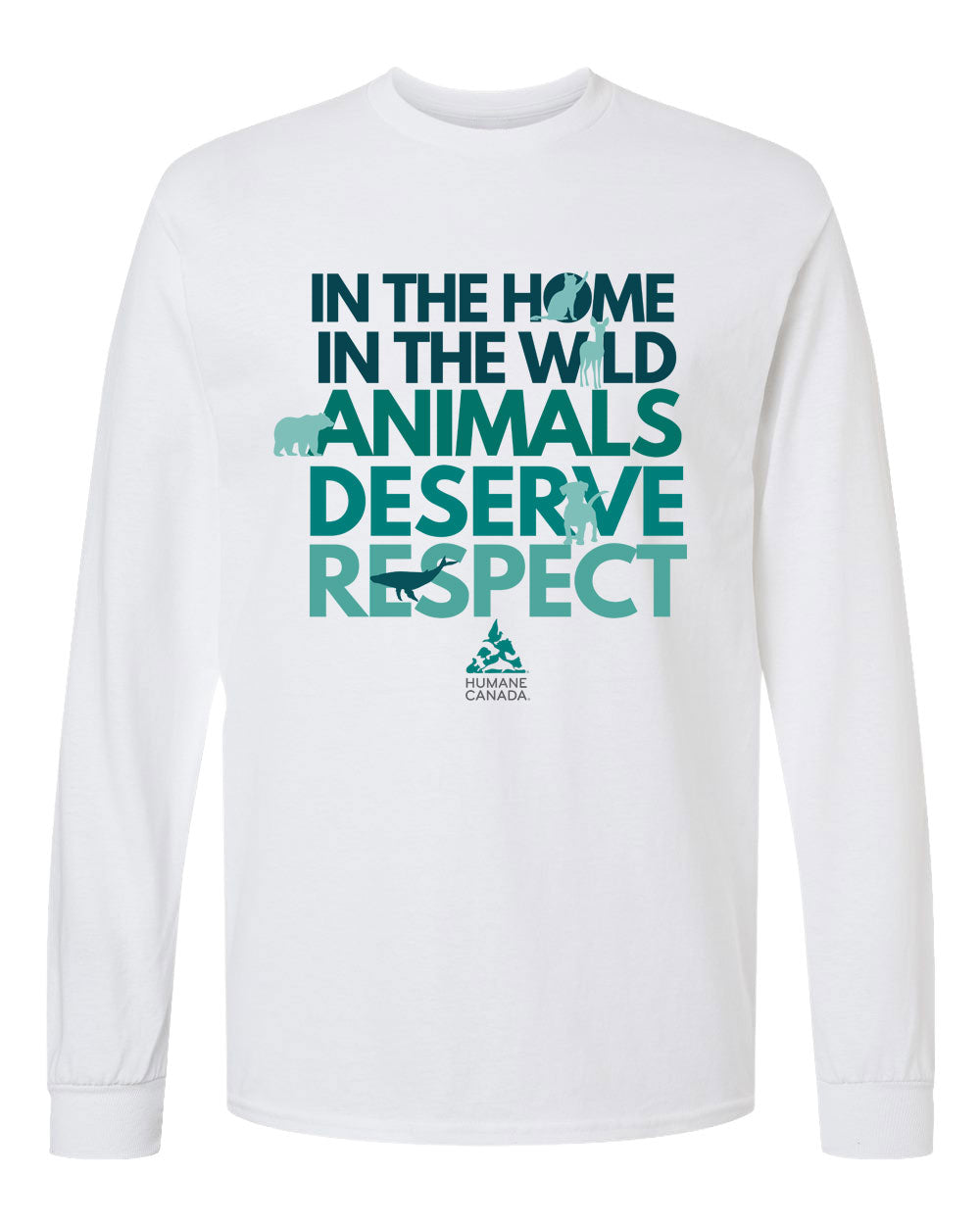 Animals Deserve Respect - Long Sleeve T-shirt