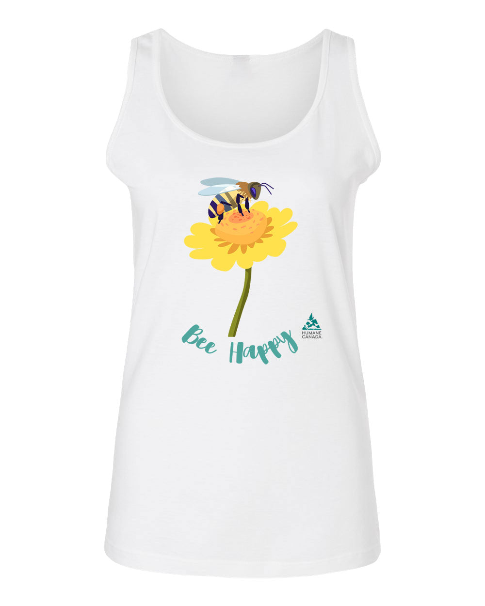 Bee Happy - Ladies Tank Top
