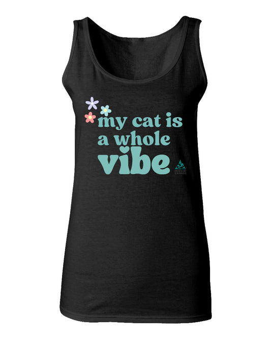 My Cat is a Vibe - Ladies Tank Top