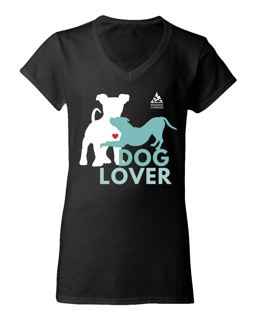Dog Lover - V-Neck Ladies T-shirt