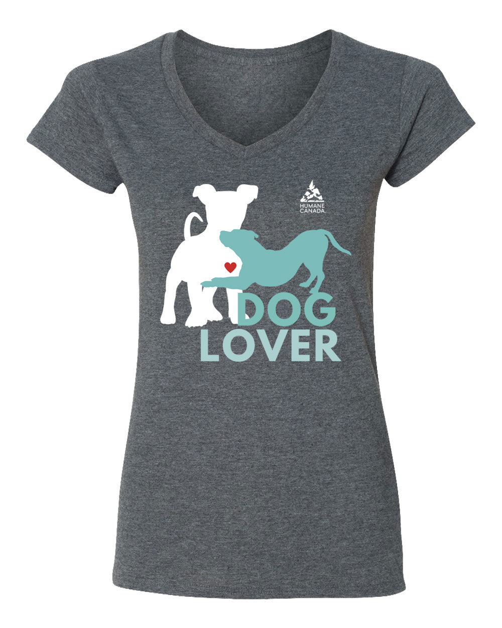 Dog Lover - V-Neck Ladies T-shirt