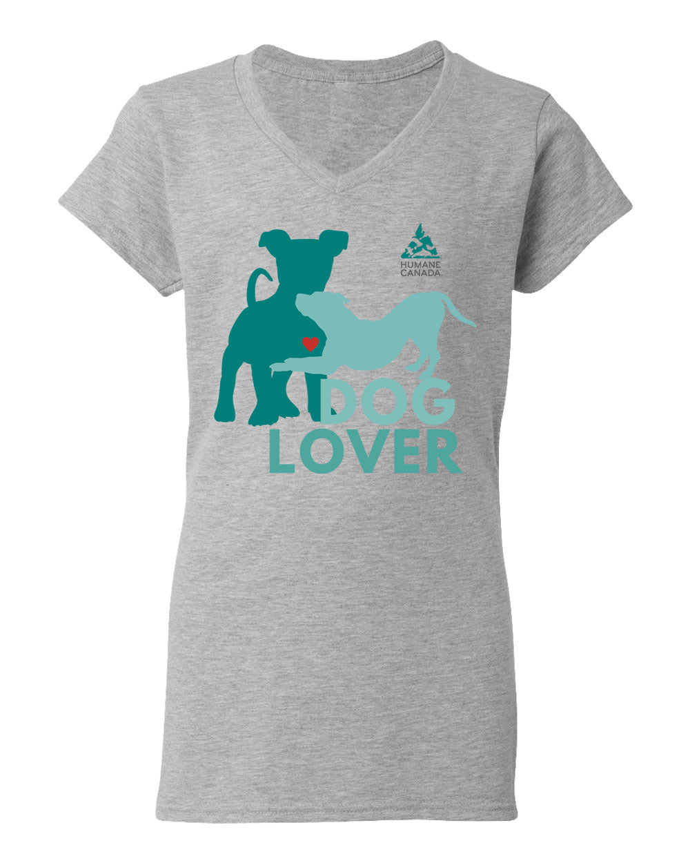 Dog Lover - V-Neck Ladies T-shirt