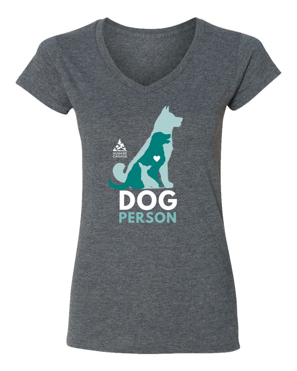 Dog Person - V-Neck Ladies T-shirt
