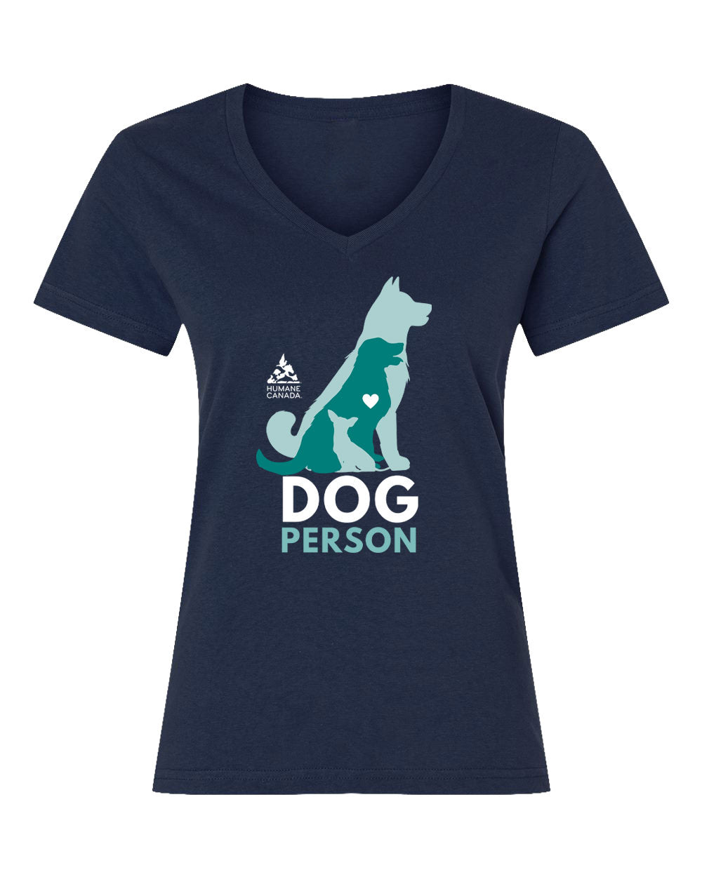 Dog Person - V-Neck Ladies T-shirt