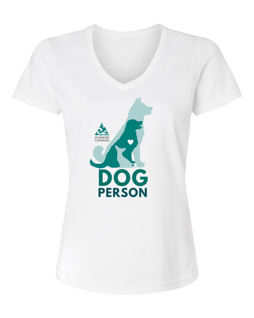 Dog Person - V-Neck Ladies T-shirt