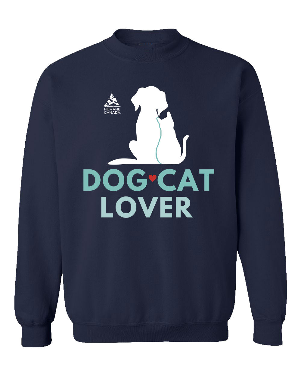 Dog Cat Lover - Crewneck Sweatshirt