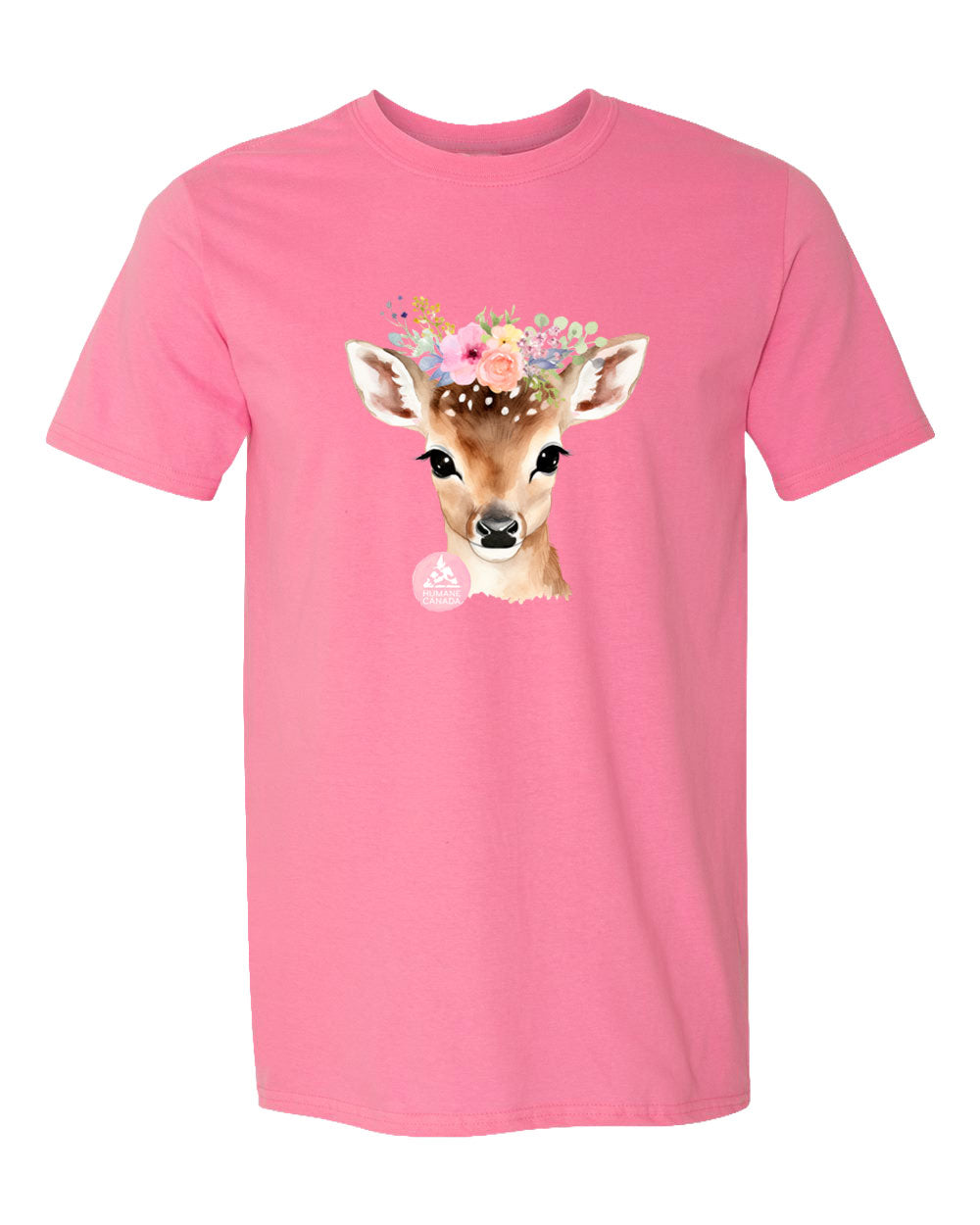 Floral & Fauna Deer - Crewneck Unisex T-shirt
