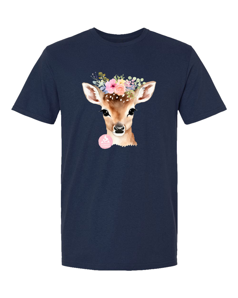 Floral & Fauna Deer - Crewneck Unisex T-shirt