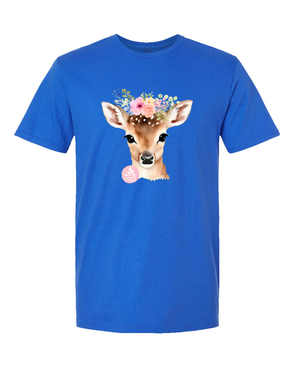 Floral & Fauna Deer - Crewneck Unisex T-shirt