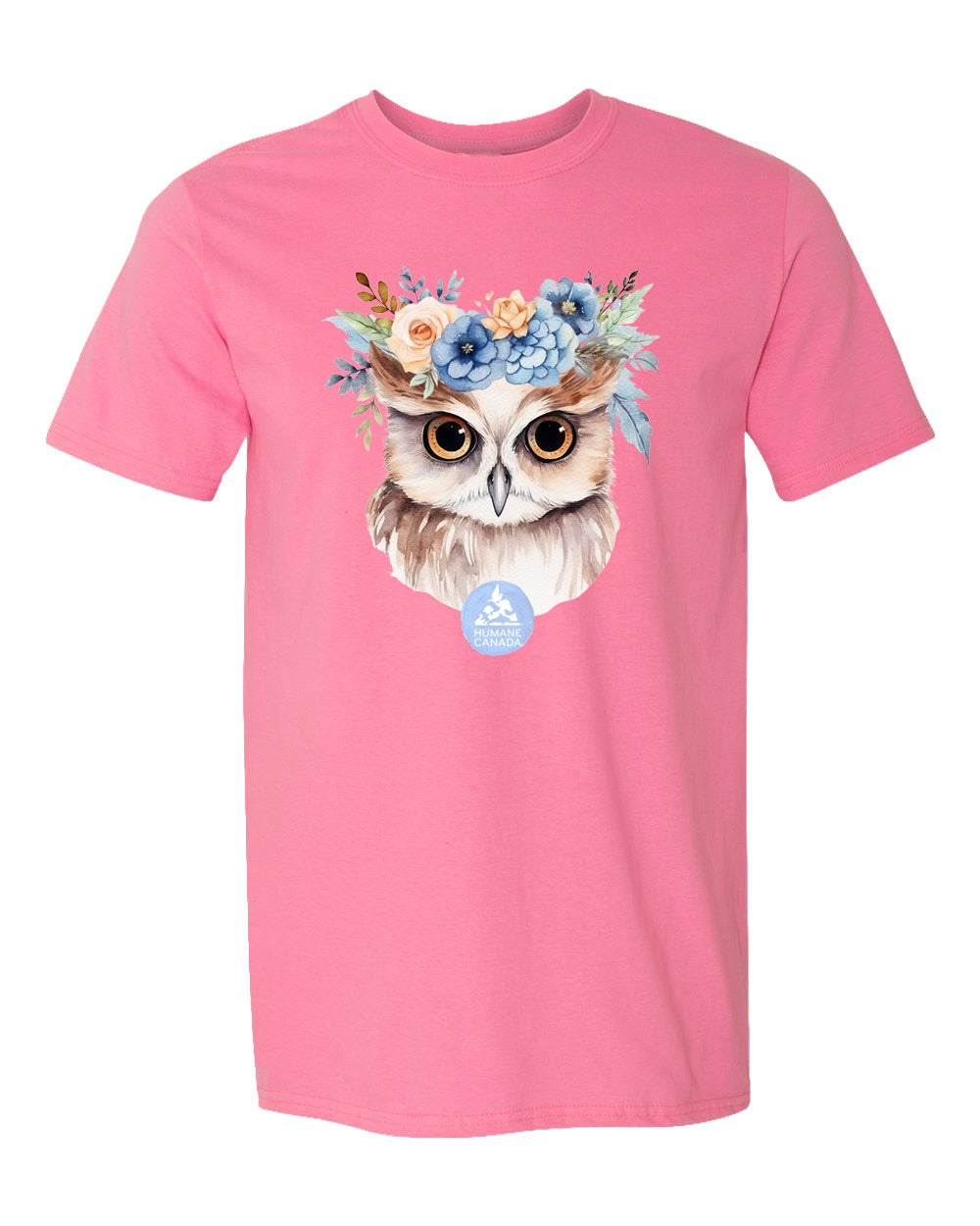 Floral Owl - Crewneck Unisex T-shirt