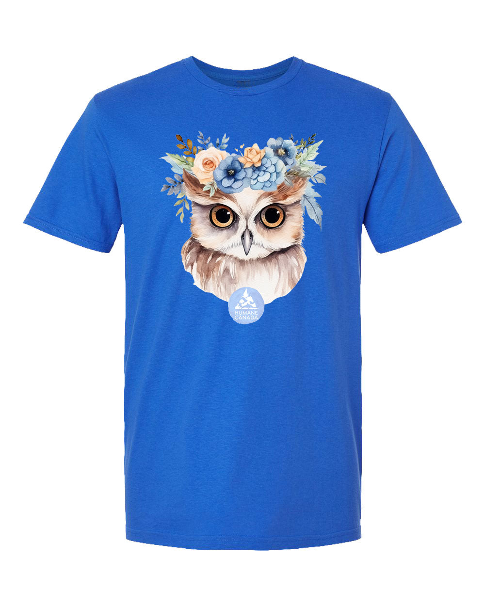 Floral Owl - Crewneck Unisex T-shirt