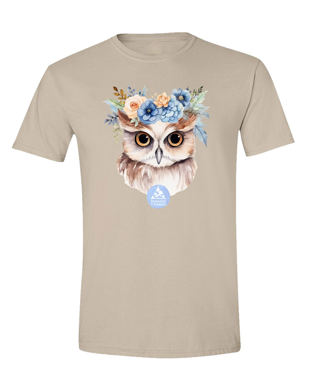 Floral Owl - Crewneck Unisex T-shirt